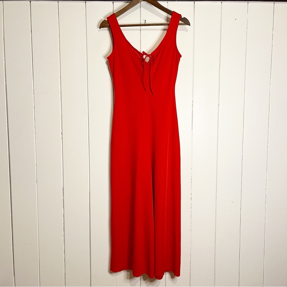 Vintage Petites Algo-Ettes Red Jumpsuit.